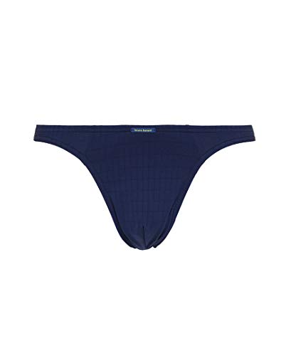 bruno banani Checkline 2.0 String 3er Pack Marine Checked L von bruno banani