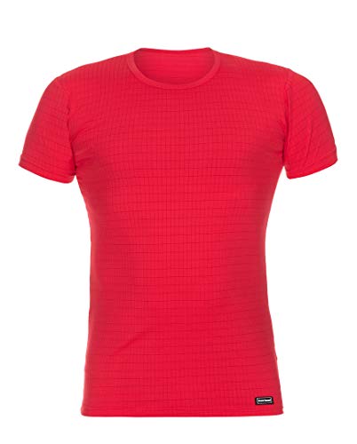 bruno banani Checkline 2.0 T-Shirt red Checked M von bruno banani