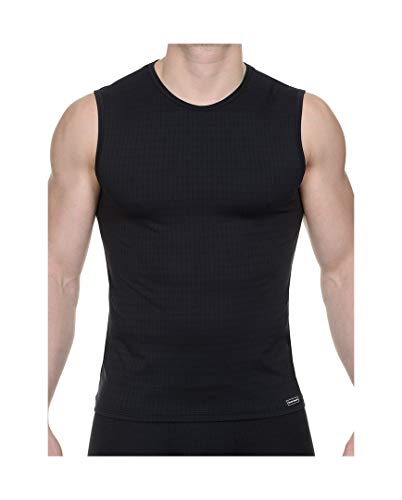 bruno banani Checkline 2.0 Tank Top Black Checked M von bruno banani