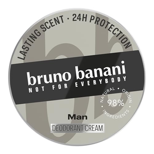 bruno banani Deo Creme Man, 24-Stunden-Creme-Deodorant für Männer, 40ml von bruno banani