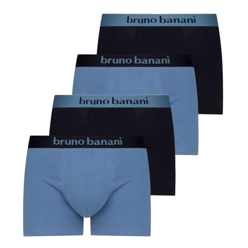 bruno banani - Flowing - Retro Short/Pant - 4er Pack (XXL Blau/Schwarz) von bruno banani