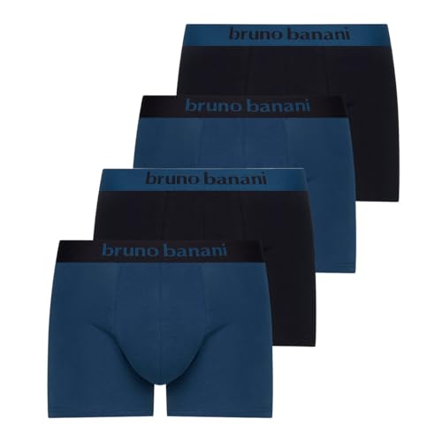bruno banani - Flowing - Retro Short/Pant - 4er Pack (XXL Dunkelblau/Schwarz) von bruno banani
