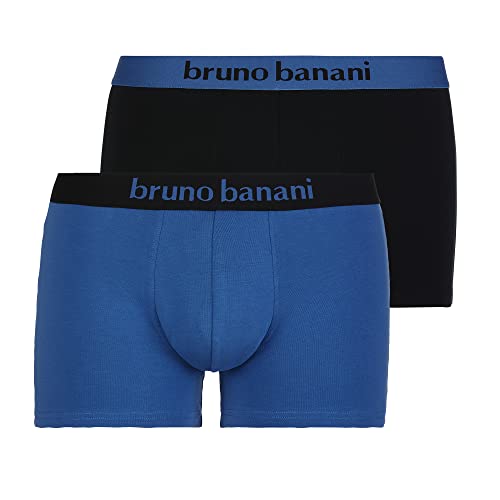 bruno banani - Flowing - Short - 2er Pack (L Mosaikblau / Schwarz) von bruno banani