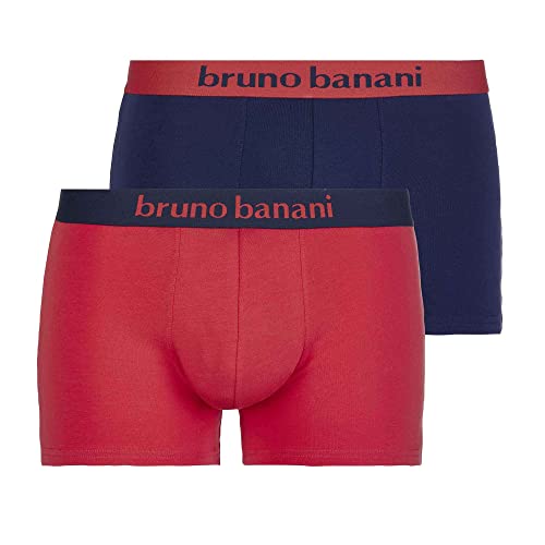 bruno banani - Flowing - Short - 2er Pack (XXL Rot / Blau) von bruno banani