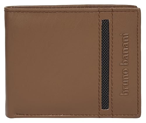 bruno banani Geldbörse Echt Leder Cognac Herren - 021912 von bruno banani