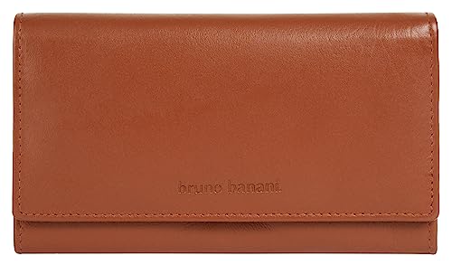 bruno banani große Geldbörse im Querformat Echt Leder Damen | RFID-Schutz, Kompaktes Design, Funktional, Clever konzipiert | 021829 von bruno banani