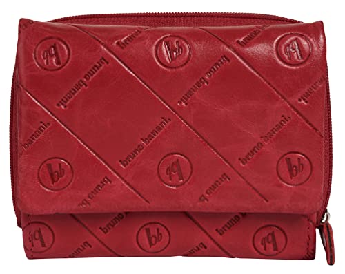 bruno banani Geldbörse Echt Leder rot Damen - 021827 von bruno banani