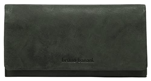 bruno banani Geldbörse im Querformat Echt Leder Damen | Leder Portemonnaie im Destroyed Look | 020422 von bruno banani