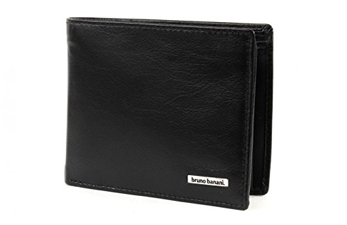 bruno banani Gift Set Horizontal Wallet/Keychain Black Black von bruno banani