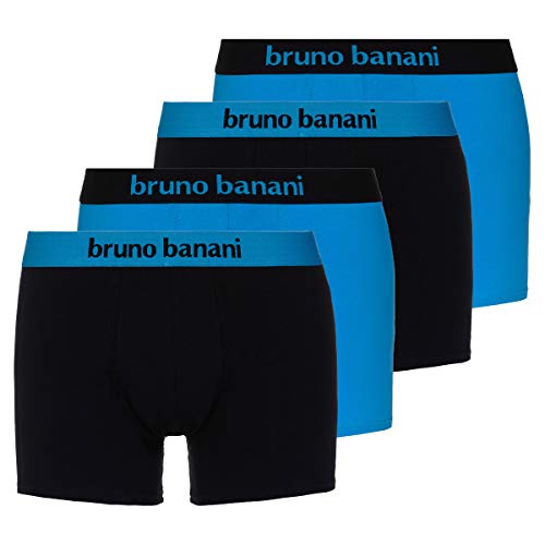 Bruno banani - Flowing - Short - 4er Pack (7 Aqua Blue/Schwarz) von bruno banani