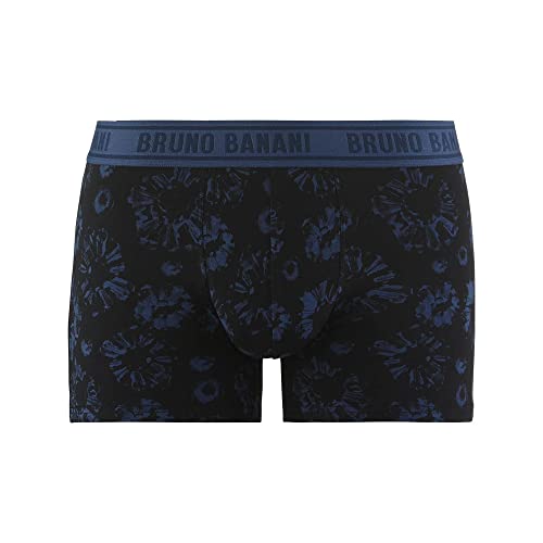 bruno banani Herren Dark Blossom Print Boxershorts, Dark Blossom Print, XL EU von bruno banani