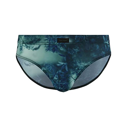 bruno banani Herren Florestsense Sports Briefs Boxershorts, Grün Forest Print, L EU von bruno banani