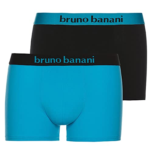bruno banani Herren vloeiend Short, Lagune // Schwarz, L EU von bruno banani