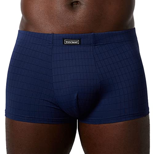 bruno banani Herren Hipshort Check Line 2.0 Boxershorts, Blau (Marine Karo 542), Small (Herstellergröße: S) von bruno banani