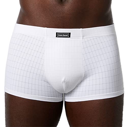 bruno banani Herren Hipshort Check Line 2.0 Boxershorts, Weiß (Weiß Karo 1612), (Herstellergröße: XX-Large) von bruno banani