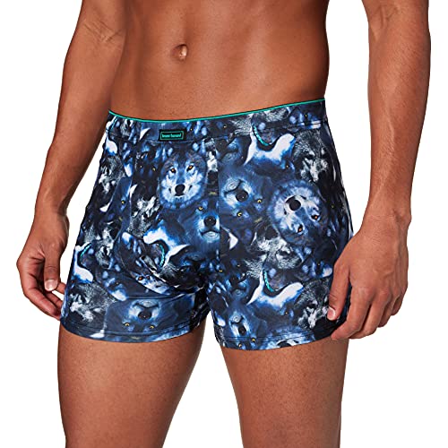 bruno banani Herren Mystery Short, Wolf Print, L von bruno banani