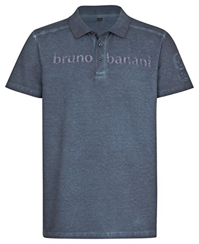 bruno banani Herren Polo Shirt in Marineblau, Größe M von bruno banani