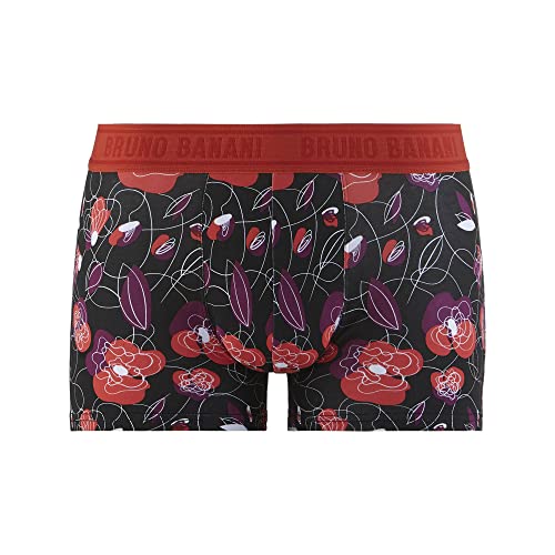 bruno banani Herren Print Romantic Boxershorts, Mehrfarbig, XXL EU von bruno banani