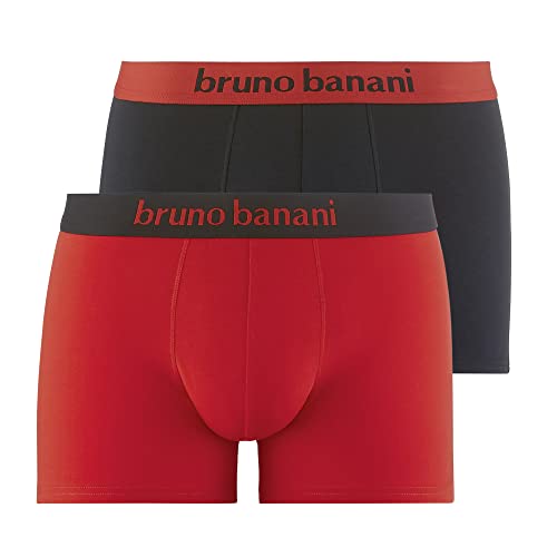 bruno banani - Flowing - Short - 2er Pack (XL Brilliantrot/Schwarz) von bruno banani