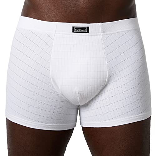 bruno banani Herren Short Check Line 2.0 Boxershorts, Weiß (Weiß Karo 1612), Small (Herstellergröße: S) von bruno banani