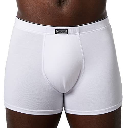 bruno banani Herren Short Infinity Boxershorts, Weiß (Weiß 001), Small (Herstellergröße: S) von bruno banani