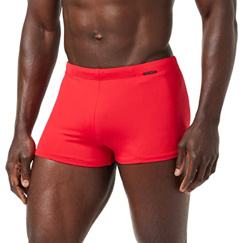 Bruno Banani Herren Short Wave Line 2.0 Badehose, Rot (Rot 008), Medium (Herstellergröße: M) von bruno banani