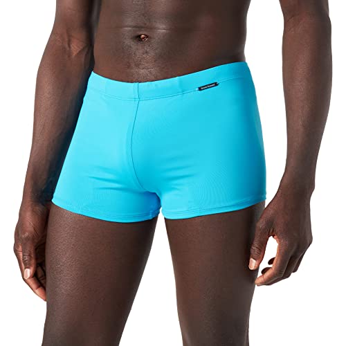 bruno banani Herren Short Wave Line 2.0 Badehose, Türkis (Türkis 225), Large (Herstellergröße: L) von bruno banani