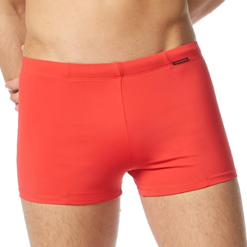 bruno banani - Wave Line 2.0 - Badehose/Pant (M Rot) von bruno banani