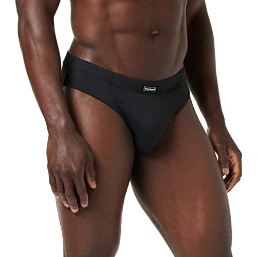 bruno banani Herren Sportslip Check Line 2.0 Slip, Schwarz (Schwarz Karo 125), Small (Herstellergröße: S) von bruno banani