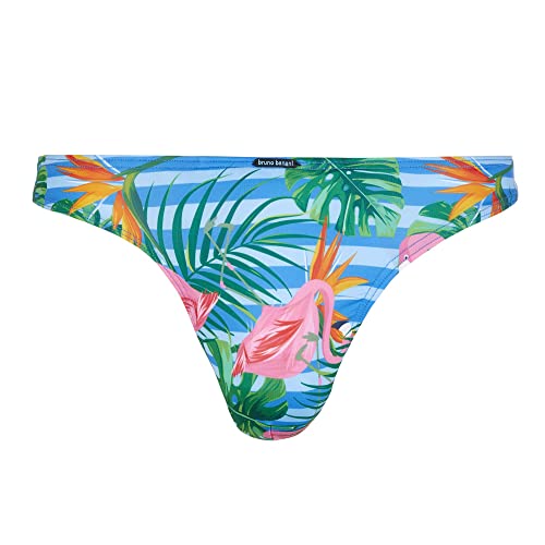 bruno banani Herren Summer Vibes G-String, Flamingo Print, M von bruno banani