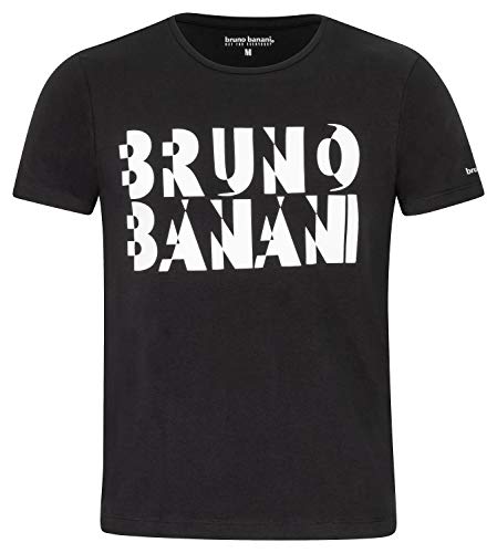 bruno banani Herren T-Shirt schwarz, Größe M von bruno banani