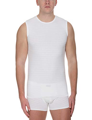 bruno banani Herren Tanktop Check Line 2.0 Unterhemd, Weiß (Weiß Karo 1612), (Herstellergröße: XX-Large) von bruno banani