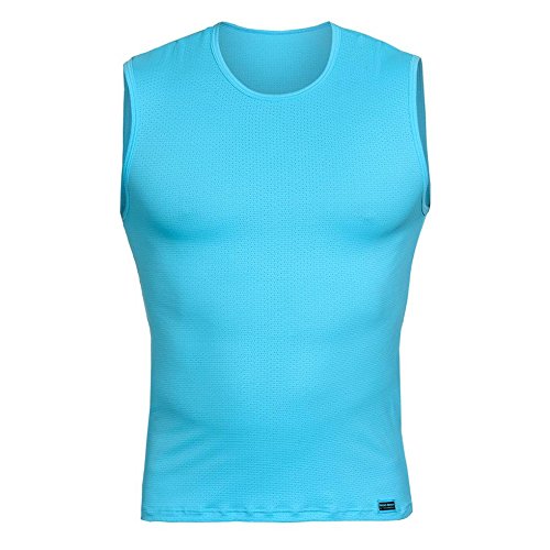 bruno banani Herren Tanktop Fuel (Farbe: Türkis 225; Größe: M/5) von bruno banani