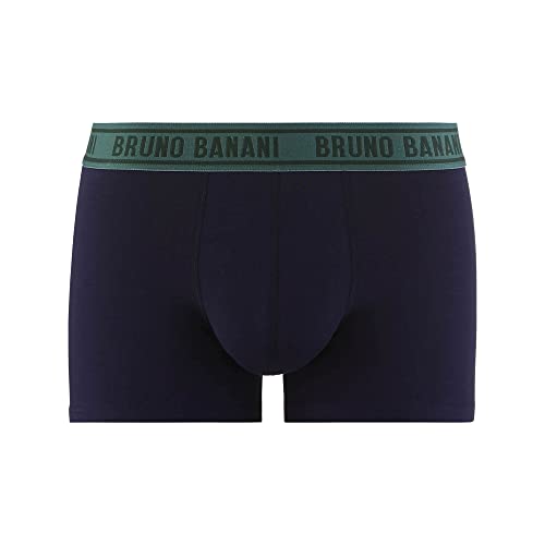 bruno banani Herren Tropical Night Plain Boxershorts, Nachtblau, XXL EU von bruno banani