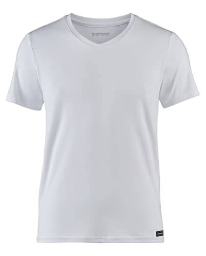 bruno banani Infinity V-Neck Shirt 3er Pack weiß XL von bruno banani