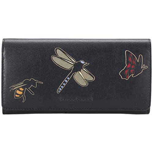 bruno banani Insect Wallet with Flap Black von bruno banani