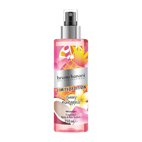 bruno banani Limited Edition Body & Hair Splash für Sie, sommerlich-lebendiger und femininer Duft für Frauen mit blumig-fruchtigen Noten, für Körper und Haare, 250 ml bruno banani Limited Edition Body & Hair Splash für Sie, sommerlich-lebendiger und femininer Duft für Frauen mit blumig-fruchtigen Noten, für Körper und Haare, 250 ml von bruno banani