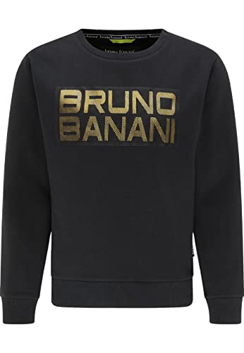 bruno banani Logo Sweatshirt Schwarz M von bruno banani