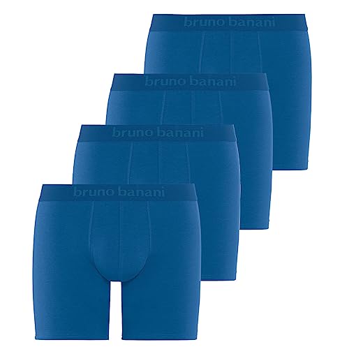 bruno banani - Long Life 2.0 - Long Short - 4er Pack (M Blau) von bruno banani