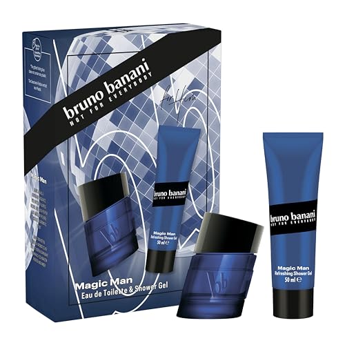 bruno banani Magic Man Eau de Toilette und Duschgel, energetischer, holziger Duft für Männer, 30 ml und 50 ml bruno banani Magic Man Eau de Toilette und Duschgel, energetischer, holziger Duft für Männer, 30 ml und 50 ml von bruno banani