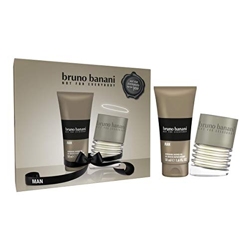 bruno banani Man Geschenkset – Belebendes Eau de Toilette und Duschgel mit aromatisch-orientalischem Duft – Für den modernen Mann – 1 x 30 ml & 1 x 50 ml von bruno banani