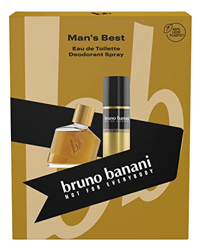 bruno banani Man's Best Geschenkset Eau de Toilette 30 ml + Deo 50 ml von bruno banani