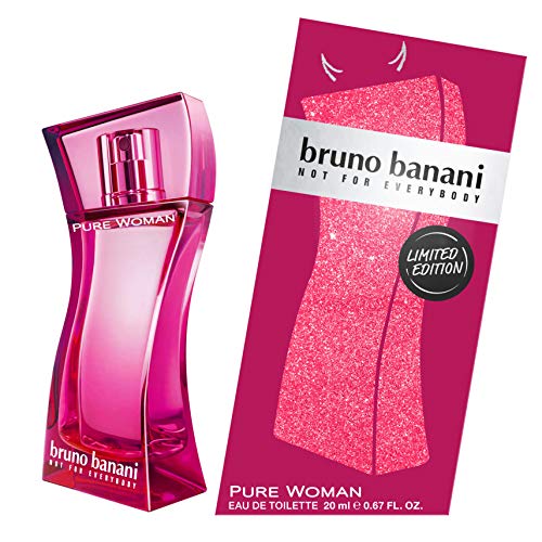 bruno banani Pure Woman Limited Winter Edition - Eau de Toilette Natural Spray - Lieblich-warmes Damen Parfüm - 1er Pack (1 x 20ml) von bruno banani