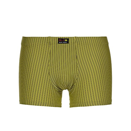 bruno banani Short Super Plus gelb rot Denim (Farbe: Gelb Stripes 688; Größe: XXL/8) von bruno banani