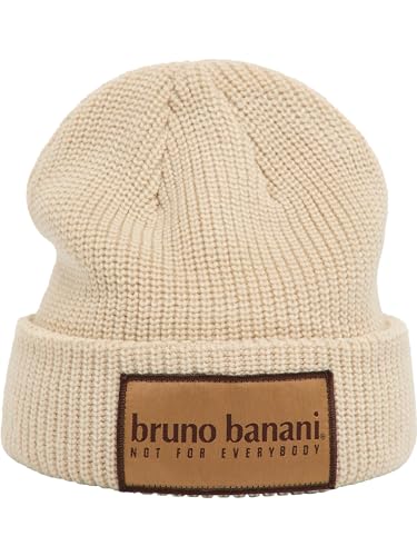 bruno banani Strickmütze Beige OS von bruno banani