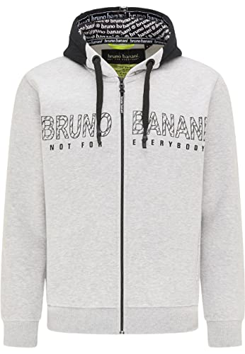 bruno banani Sweatjacke Grau/Melange L von bruno banani