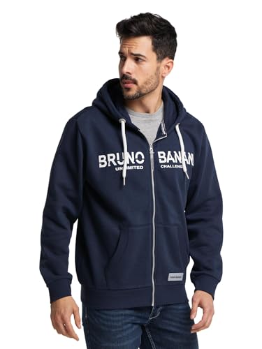 bruno banani Sweatjacke mit Kapuze Navy 3XL von bruno banani