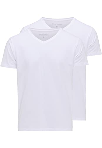 bruno banani T-Shirt Herren 2204-1796 Weiss, S von bruno banani