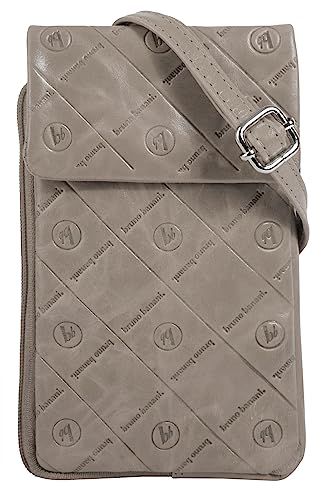 bruno banani Umhängetasche echt Leder Damen | Kleine Leder Schultertasche, Praktische Crossbody Bag, 3 Visitenkartenfächer, 1 Hauptfach | 021828 von bruno banani