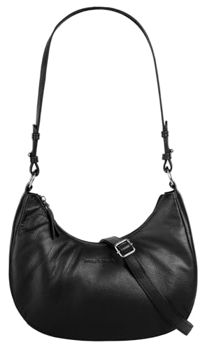 bruno banani Umhängetasche echt Leder Damen | Handtasche aus echtem Leder | 2in1 Schultertasche | Crossbody Bag mit Handyfach | 022202 von bruno banani